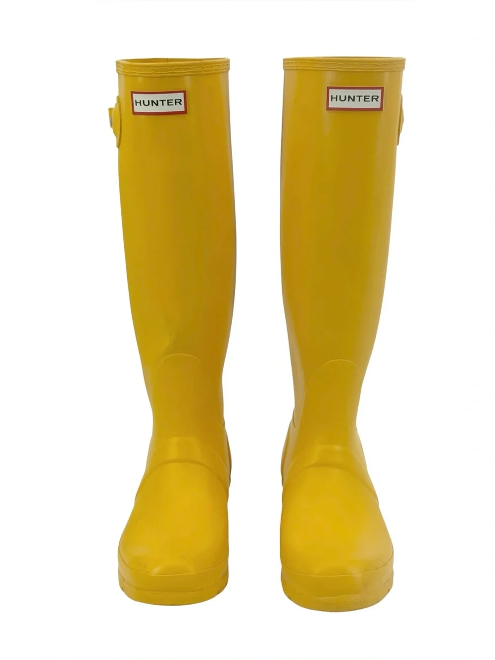 Hunter Women’s Original Tall Rain Boots Yellow Size 8